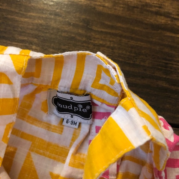 Mud Pie outfit with elephant 6-9 months - Picture 3 of 5